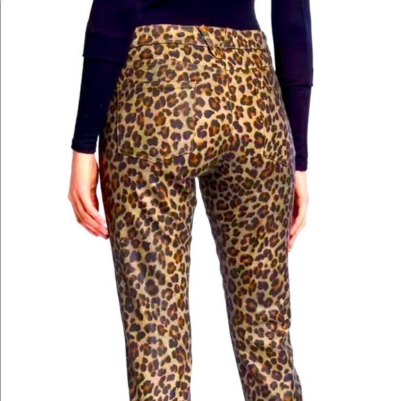 VERONICA BEARD BROOKE MID-RISE LEOPARD PRINT SKINNY JEANS SZ 0 NWT - Picture 11 of 16